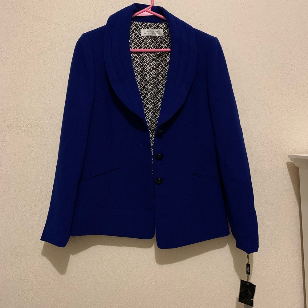 TAHARI Blue Blazer Suit Jacket NWT